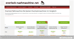 Desktop Screenshot of overlock-naehmaschine.net